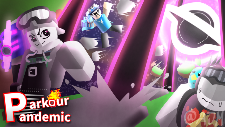 Parkour Pandemic official Roblox promotional art